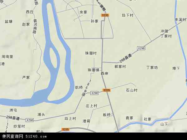 江西省新余市渝水区珠珊镇地图(地图)