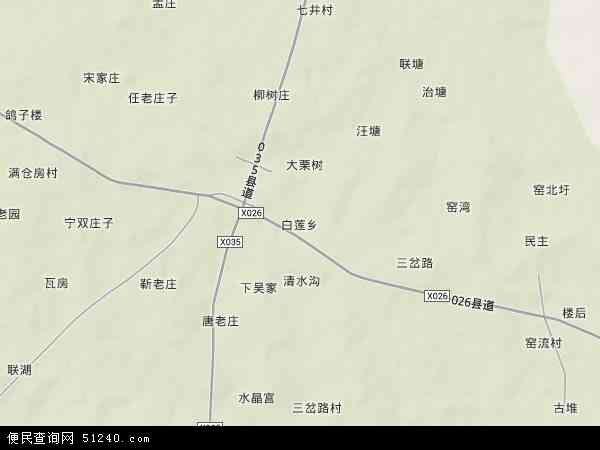 中国安徽省六安市霍邱县白莲乡本站收录有:2018白莲乡卫星地图图片