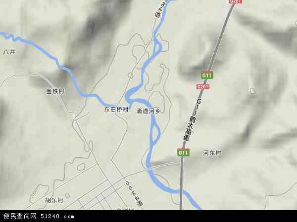 中国黑龙江省鸡西市滴道区滴道河乡地图(卫星地图)图片