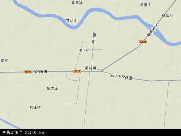 中国安徽省蚌埠市固镇县濠城镇地图(卫星地图)图片