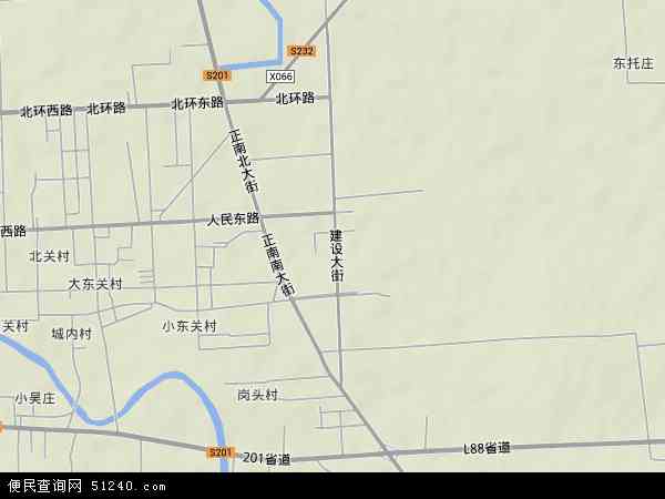 灵寿镇卫星地图