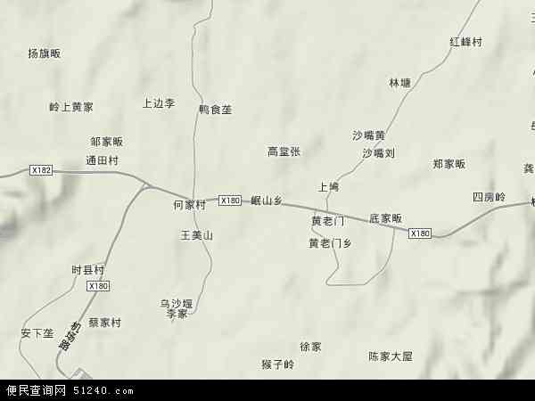 江西省九江市九江县岷山乡地图(地图)