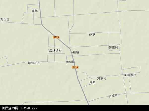 中国河南省许昌市鄢陵县马栏镇地图(卫星地图)图片