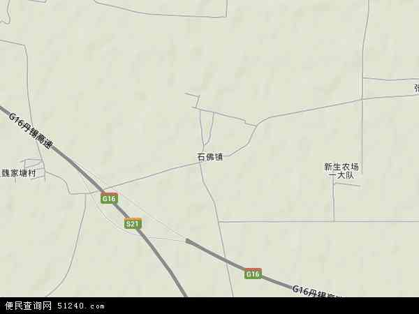 中国辽宁省营口市大石桥市石佛镇地图(卫星地图)图片
