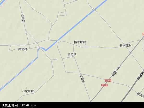 中国河北省唐山市丰南区唐坊镇地图(卫星地图)图片