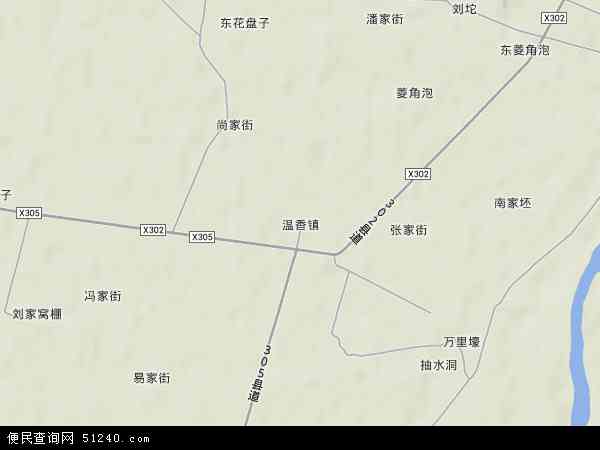 中国辽宁省鞍山市海城市温香镇地图(卫星地图)图片