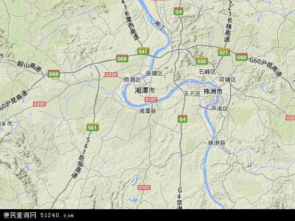 湘潭县地图 -  湘潭县  地图 