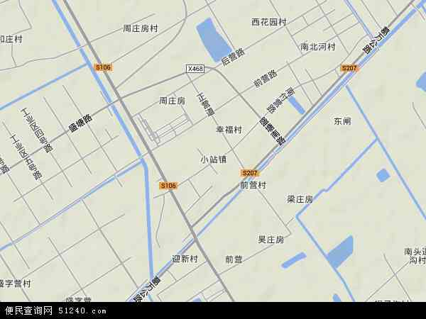 天津市津南区小站镇地图(地图)