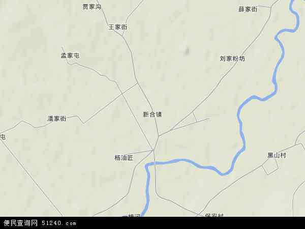 中国吉林省通化市梅河口市新合镇地图(卫星地图)图片