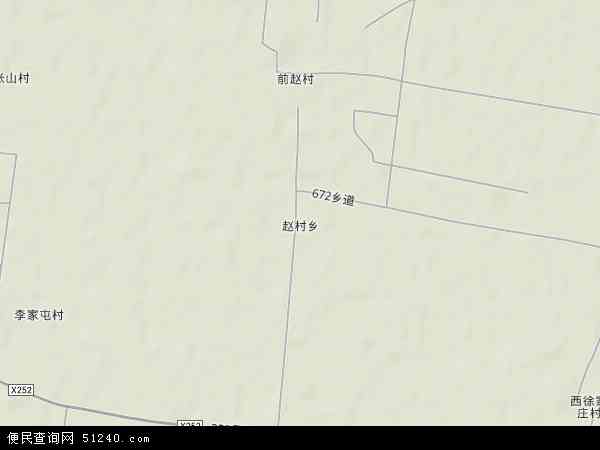 中国河北省邢台市威县赵村乡地图(卫星地图)图片