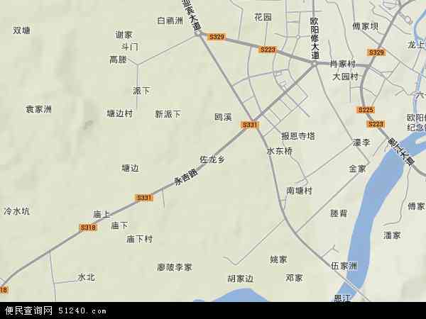 江西省吉安市永丰县佐龙乡地图(地图)