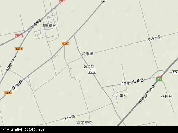 中国山西省晋中市介休市张兰镇地图(卫星地图)图片