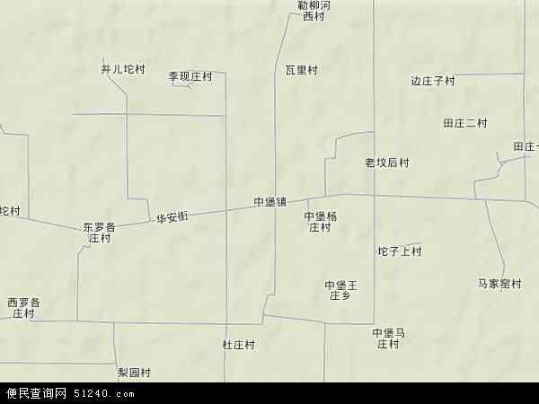 中国河北省唐山市乐亭县中堡镇地图(卫星地图)图片