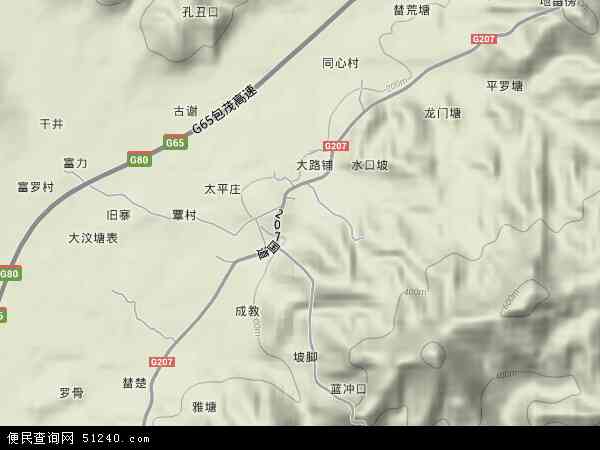广西壮族梧州市岑溪市安平镇地图(地图)
