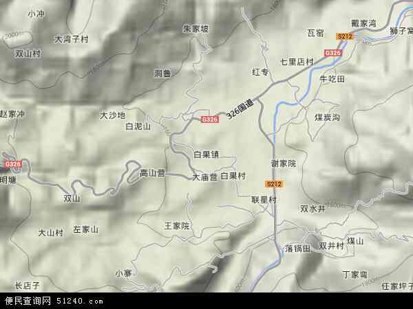 贵州省毕节市赫章县白果镇 地图 ( 地图 )