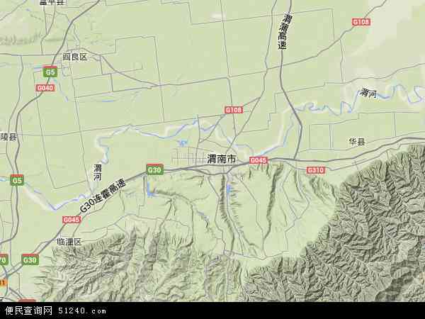 陕西省渭南市临渭区崇宁镇地图(地图)