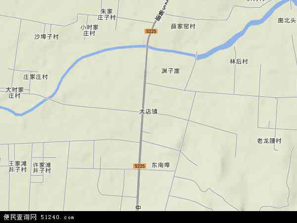 中国山东省临沂市莒南县大店镇地图(卫星地图)图片