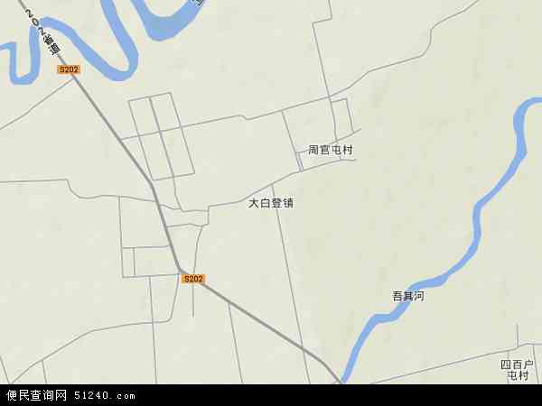 中国山西省大同市阳高县大白登镇地图(卫星地图)图片