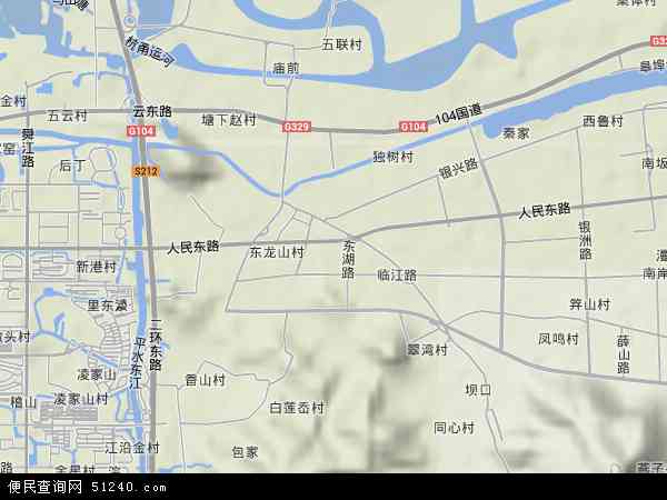 中国浙江省绍兴市越城区东湖镇地图(卫星地图)图片