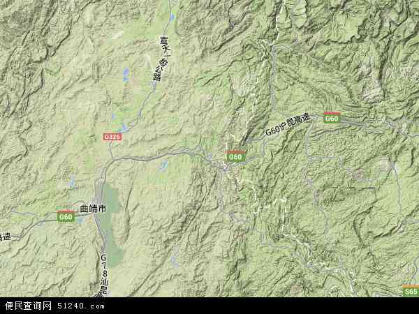 富源县地图 - 富源县卫星地图 - 富源县高清航拍