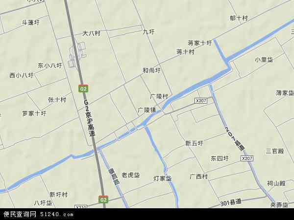 广陵镇地图 - 广陵镇卫星地图图片