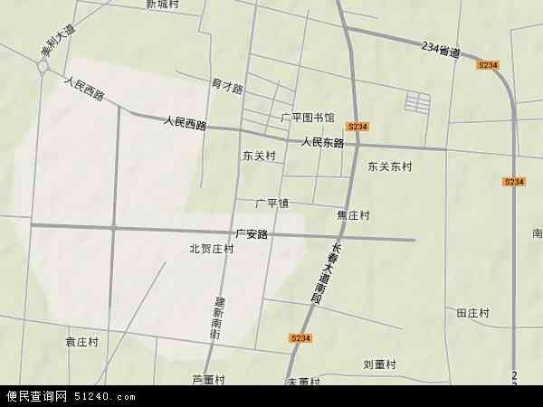 广平镇地图 - 广平镇卫星地图图片
