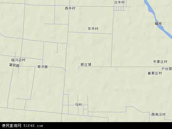 中国河北省石家庄市无极县郭庄镇地图(卫星地图)图片