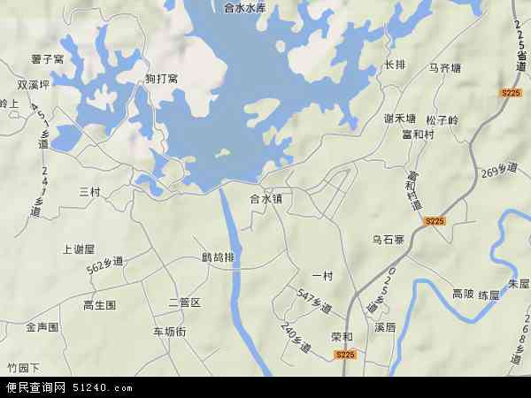 广东省梅州市兴宁市合水镇地图(地图)