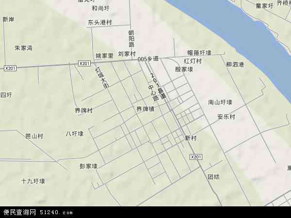 江苏省镇江市丹阳市界镇地图(地图)