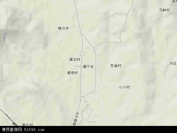 中国山西省晋城市高平市建宁乡地图(卫星地图)图片