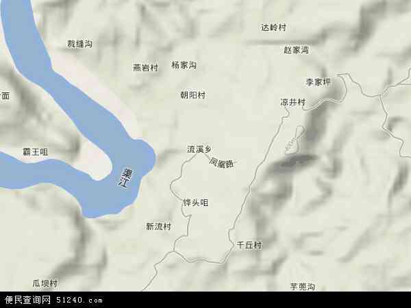 中国 四川省 达州市 渠县 流溪乡  本站收录有:2018流溪乡卫星地图图片