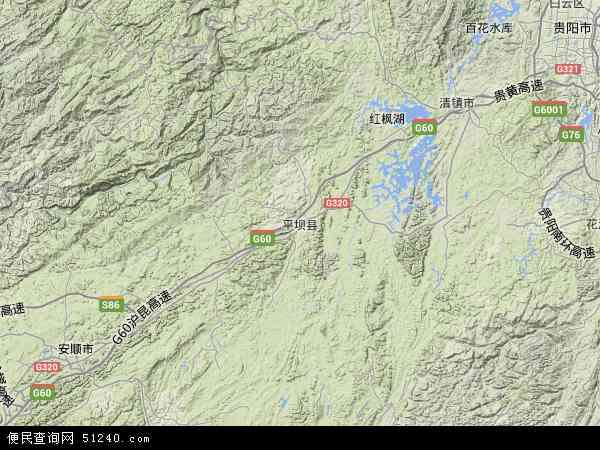 贵州省安顺市平坝县乐平镇地图(地图)
