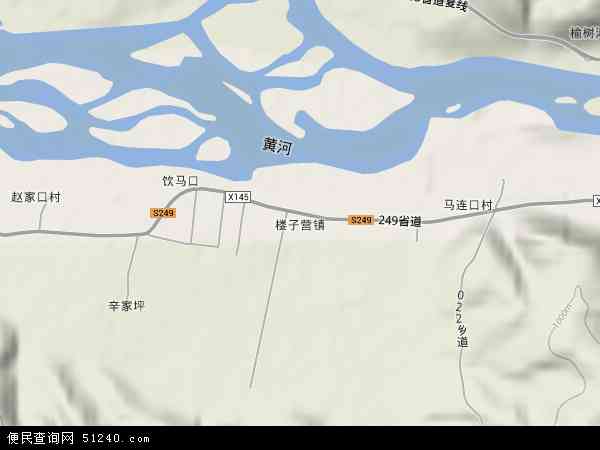 山西省 忻州 市河曲县楼子营镇地图(地图)