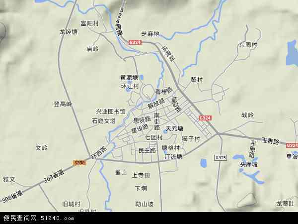 广西壮族玉林市兴业县石南镇地图(地图)