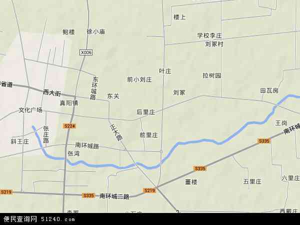中国河南省驻马店市正阳县慎水乡地图(卫星地图)图片