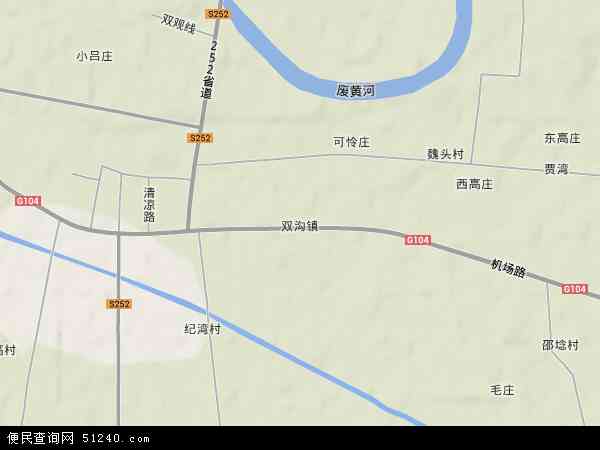 中国江苏省徐州市睢宁县双沟镇地图(卫星地图)图片