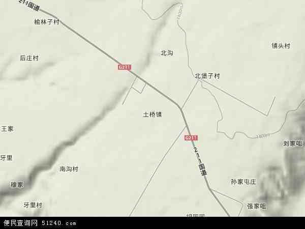 陕西省咸阳市旬邑县土桥镇地图(地图)