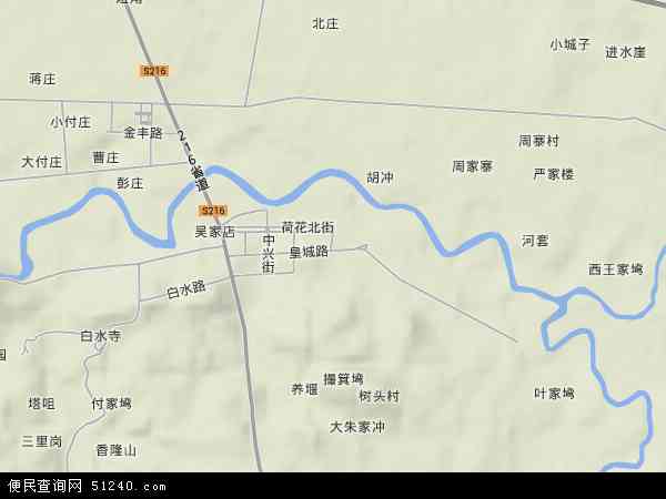 湖北省襄阳市枣阳市吴店镇地图(地图)