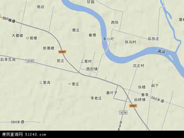 安徽省亳州市涡阳县西阳镇地图(地图)