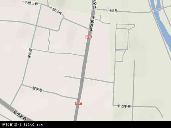 青海省西宁市城北区小桥大街地图(地图)