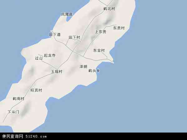中国福建省福州市平潭县屿头乡地图(卫星地图