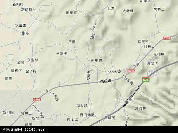 中国广东省梅州市兴宁市永和镇地图(卫星地图)图片