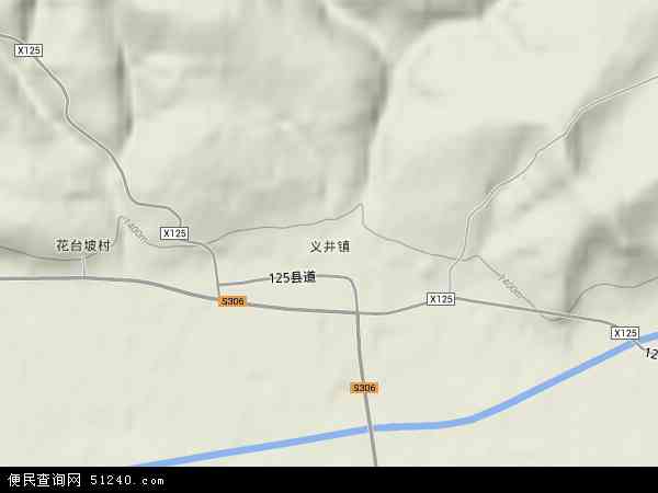 中国山西省忻州市神池县义井镇地图(卫星地图)图片