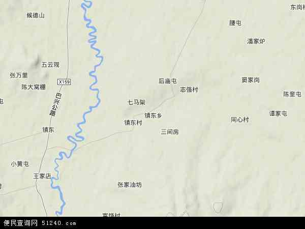 黑龙江省哈尔滨市巴彦县镇东乡地图(地图)