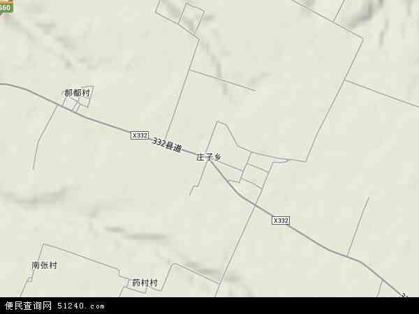 山西省晋中市榆次区庄子乡地图(地图)