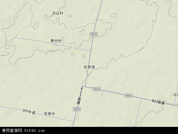 中国山西省运城市永济市张营镇地图(卫星地图)图片