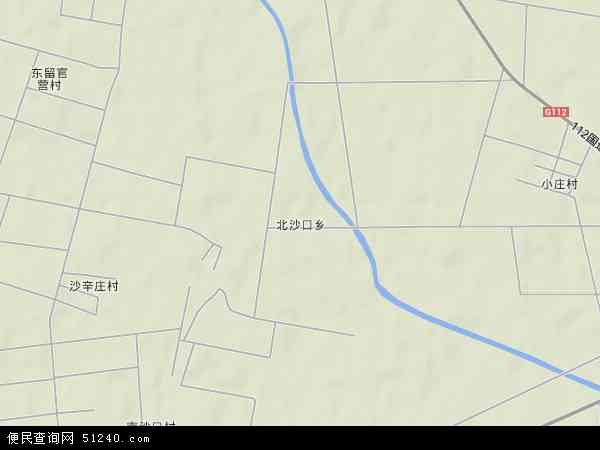 中国河北省保定市雄县北沙口乡地图(卫星地图)图片