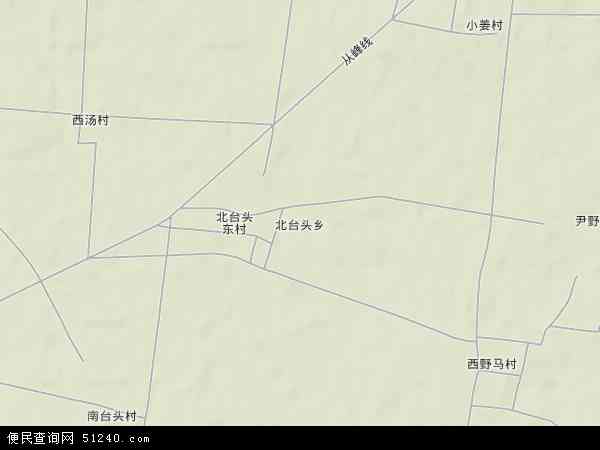 中国河北省邯郸市魏县北台头乡地图(卫星地图)图片