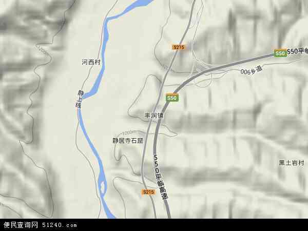山西省忻州市静乐县丰润镇地图(地图)