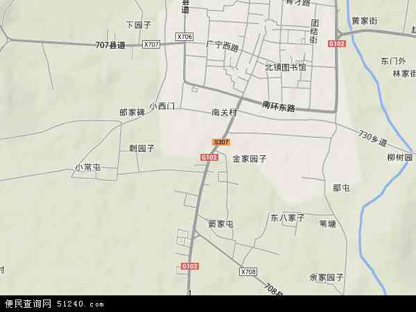 广宁乡地图 - 广宁乡卫星地图